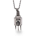 KALEN Punk Skeleton Stainless Steel Plug Men's Pendant