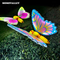 Momovalley Interactive Dynamic 3D Butterfly-shaped Led Theme Park Led Decorative Garden Light for Festival Light Decor