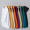 Embroidery Heavyweight 100% Cotton Hoody Unisex Plain Blank Pullover Oversized OEM Custom Logo Printed Men's Hoodies