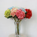 TG009 Hot Selling 15 Color Hydrangea Flowers Artificial Flowers Silk Flowers for Wedding Decor Living Room Coffee Table Display