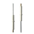 RIAN RBLS-G Safety Protector Not Glazed Ceramic Electrodes Gas Heater Parts Electric Outdoor Use L=44.5mm Pole L=35mm 1 Year