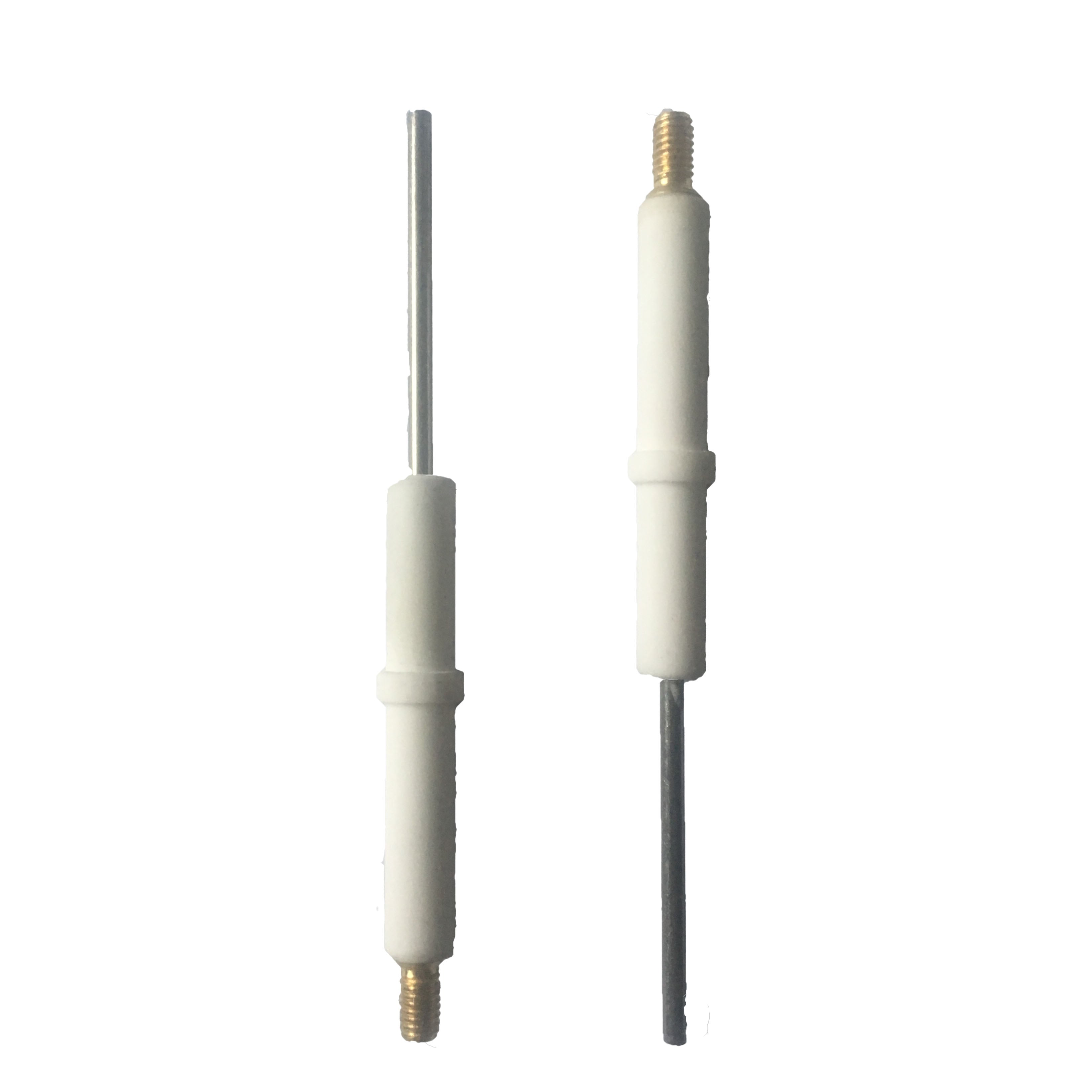 RIAN RBLS-G Safety Protector Not Glazed Ceramic Electrodes Gas Heater Parts Electric Outdoor Use L=44.5mm Pole L=35mm 1 Year