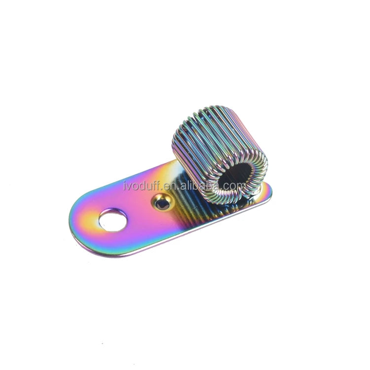 Rainbow Spring Pen Holder Metal Single Hole Pen Holder