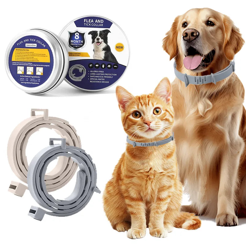Small Size Adjust Soft Pet Insect Repeller Collar With Pure Natural Plant Essential Oil Mosquito Calming Collars for Cat & Dog