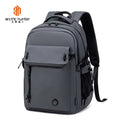 Arctic Hunter Waterproof Geometric Zipper Laptop Backpack with USB Charging Port Large Capacity for Outdoor Hiking Travel