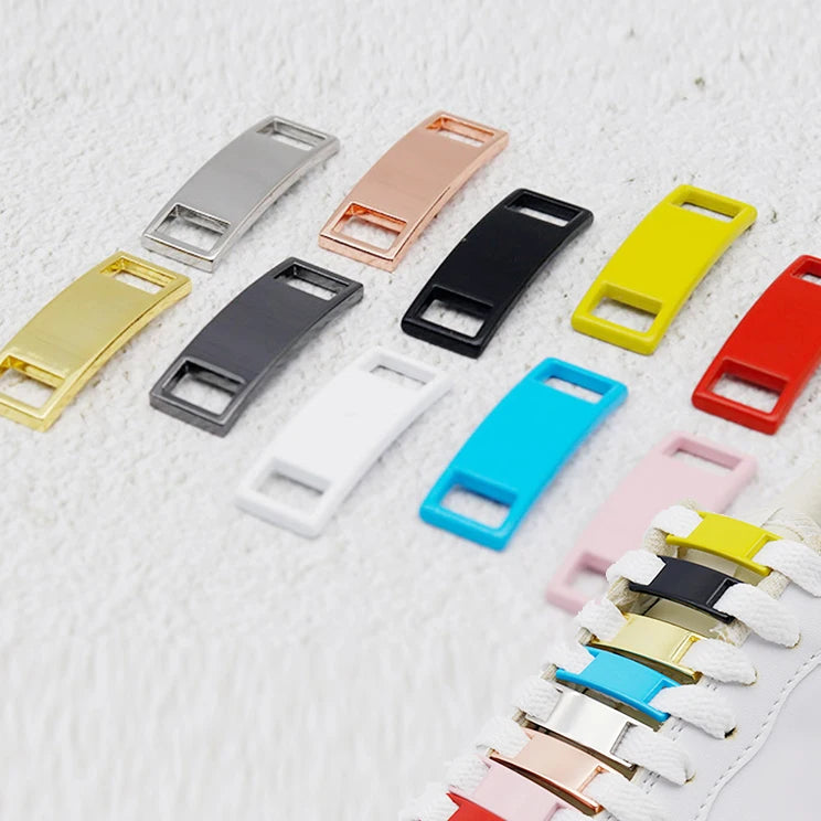 High Quality Custom Metal Shoe Buckle 14 Colors in Stock for Shoelace Decorations