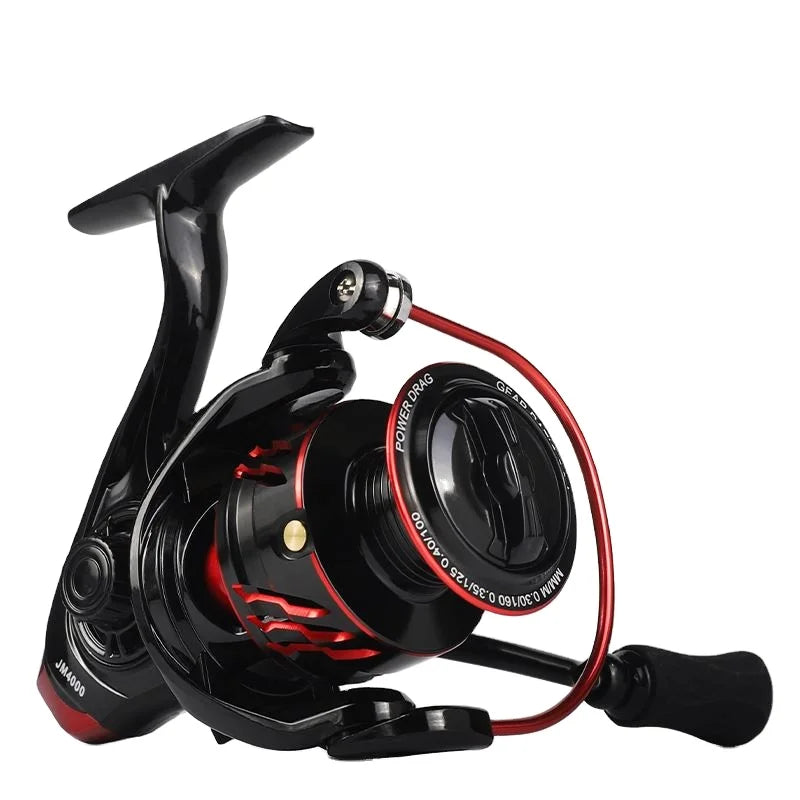 Topline Spinning Reel 6BB JM1000-6000 Spare Deep Shallow Spool 5.1:1 Reel Fishing Suit Sea Saltwater Freshwater Fishing Reel