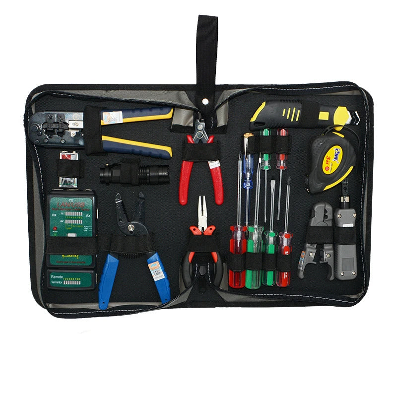 MT-5989 N in 1 Multifunction Computer RJ45 Network Termination Tools Kits Tool Kit Set of Crimp Punch Strip Cut Tool Tester