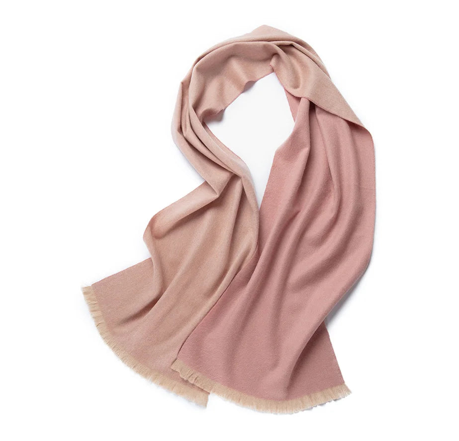 2024 Women's Top Selling Double Side Tassel Pure 100% Cashmere Wool Stole Pashmina Warm Wool Comfortable