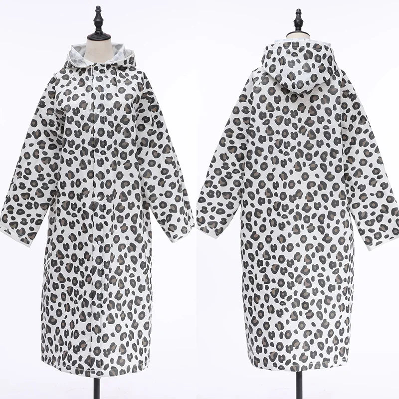 Factory Direct Sales Cute Waterproof EVA Raincoat One-Size-Fits-All for Girls for Camping and Tours