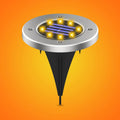 Wholesale New Products  Solar Underground Light 4/5/8/12 LED Outdoor Waterproof Courtyard Lawn Landscape Decoration Lighting