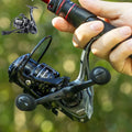 CHILENT Spinning Reel 6BBS JQ1500 2500 5.2:1 Gear Ratio Metal Shallow Spare Spool Fishing Wheel Sea Fishing Reels Fishing Pesca