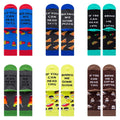 Funny Letters Socks Men and Women Autumn Winter Skateboard Socks Embroidery if YOU CAN READ Male Female Socks