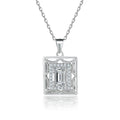 Silver 925 Jewelry Wholesale Zirconia Necklace for Women CZ Pendant Factory Supplier Direct