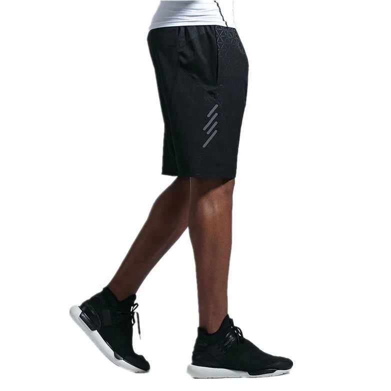 Tennis Wear Cross Fit Shorts Mens Gym Workout Short Sports Running Shorts with Two Side Pockets Tennis Shorts