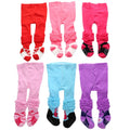 Baby Girls Cotton Shiny Pantyhose / Tights Newborn Leg Warmers Toddler Anti-slip Knee Pads Tights