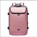 Best Perfect Heavy Duty Cute pink 50L Expandable Anti Theft Lockable Overseas Travel Backpack for Moms Clothes Europe Carry-on