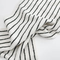 2025 New Fashionable Black and White Striped 100% Cotton Household Face Towel