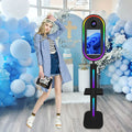 Portable Selfie Magic Mirror Photo Booth Machine Adjustable Camera Angle With 15.6 Inch Touch Screen Mirror Photobooth for Party