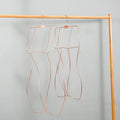 Lavinia Wholesale Metal Wire Body Hanger Bikini Underwear Bra Display Rack Swimwear Body Shape Hanger
