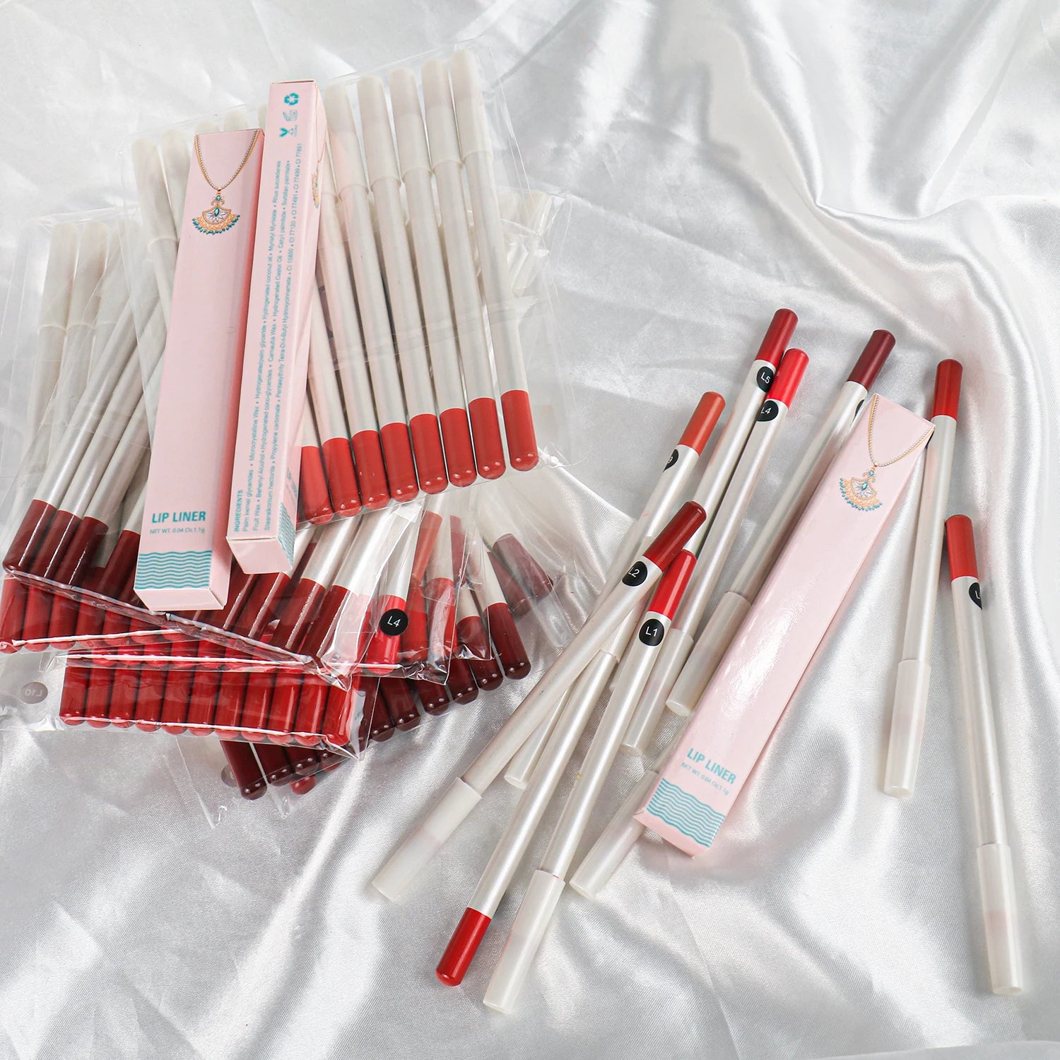 Matte Mineral 10 Colors Longlasting Lip Liner Pencils Private Label Creamy Waterproof Wholesale