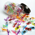 Hot Sale Random Color 100PCS/Box 27mm Quilter Clips Sewing Clips Fabric Binding Wonder Sewing Quilt Clips