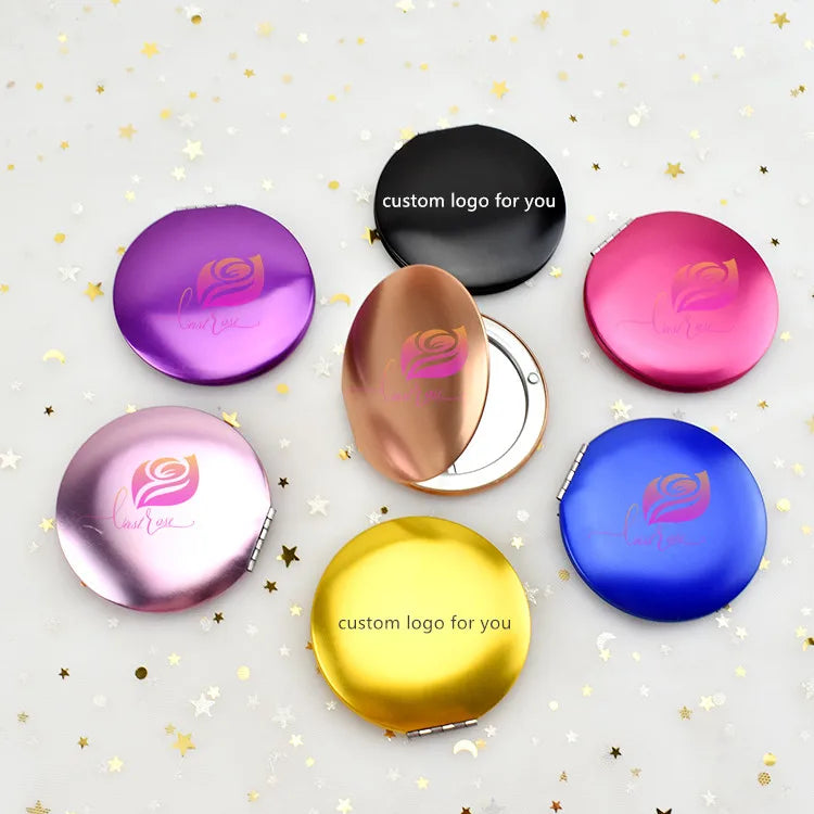Wholesale Cosmetic Hand Mirrors Plastic Makeup Mirrors OEM logo Mirror