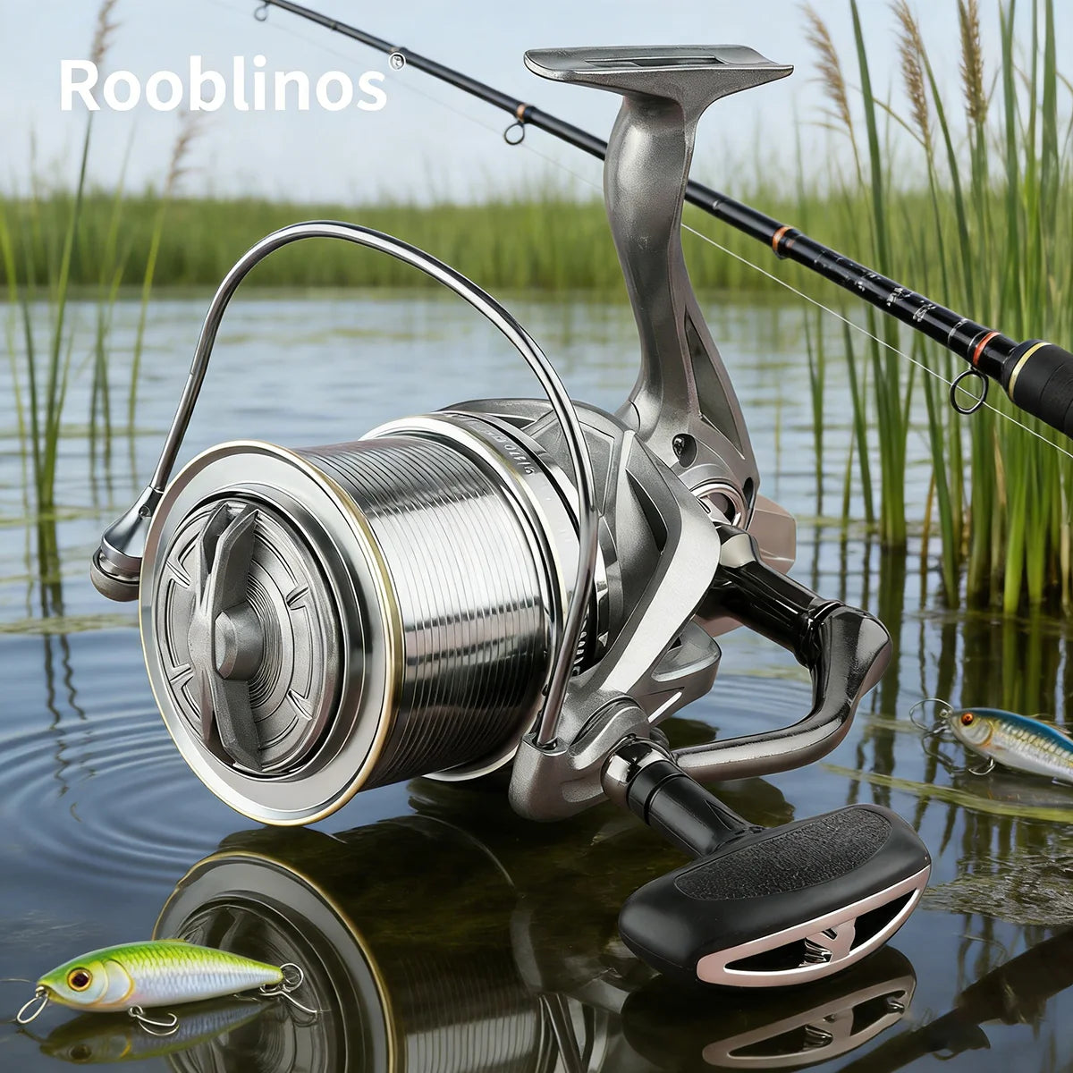 [Germany Stock] Rooblinos NGK Spinning Fishing Reel4.8:1 Gear Ratio 8000-14000 Series