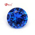3A Grade Round Brilliant Cut Synthetic Gemstone 119#blue Color Synthetic Spinel