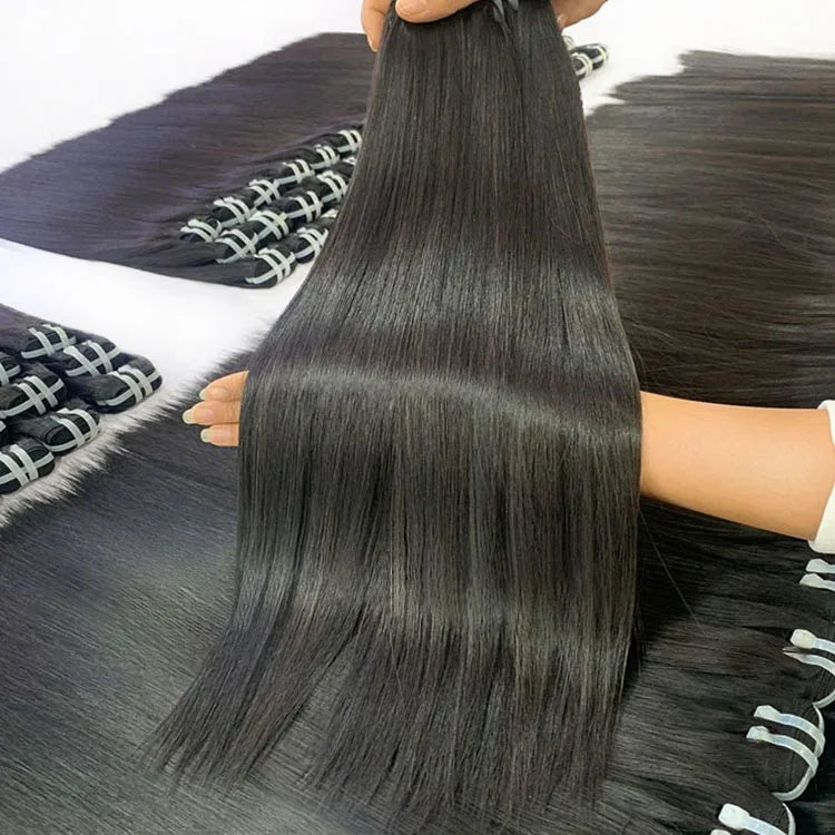 Drop Shipping Vendor Raw Cambodian Hair Bundles Straight Human Hair Single Drown Raw Human Hair Bundles