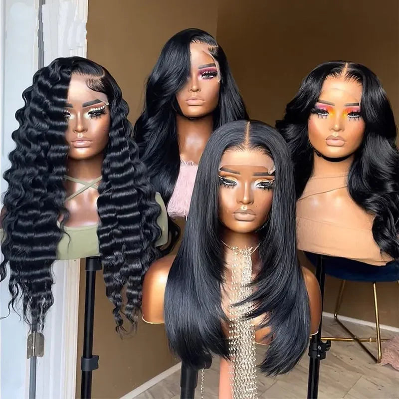 Cheap Raw Brazilian Human Hair Lace Front Wigs for Black Women Glueless Full Hd Lace Frontal Wigs Human Hair Bundles Hair Vendor