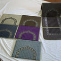 Hot Sale Chenile Printing  New Design Muslim Prayer Mats Prayer Rug