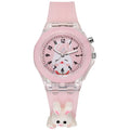 Hot-selling Cute Design Haiou Movement Cartoon Animal Pattern LED Light Quartz Watch for Kids
