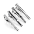 Unisex Custom Made Brass Tie Clip Set for Men's Engagement & Wedding Gifts-Business Accessories