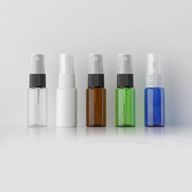 Portable PET Plastic Empty Cosmetic Skincare Lotion Dispenser Container 15ml Mini Cute Serum Toner Spray Bottles