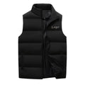 Wholesale Sleeveless OEM Male Clothing Winter Stand Collar  Vest Can Be Customized LOGO on the Thickened and Warm Men's Vest