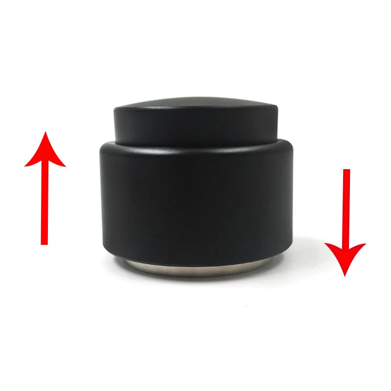 Barista Tools 58mm Stainless Steel Power Press Hammer With Spring Load Automatic Rebound Espresso Coffee Tamper Distributored