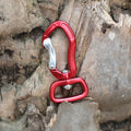 Heavy Duty 25mm Aluminium Alloy Sports Carabiner Swivel Snap Hook for Dog Leash & Climbing Use Belt Buckles