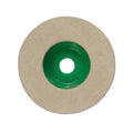 4 Inch Round Coarse Wool Felt Disc Wheel Pad for 100 Angle Grinder Buffing Polishing Buffer Bore Dia-White & Green