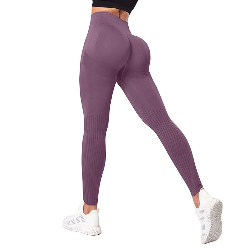 Girls Gym Waisted Leggins Women Scrunch Butt Seamless Push up Yoga Leggings De Gimnasio Para Mujer