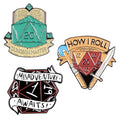 Dungeons and Dragons Fashion Pin Badge Custom Metal Pins Gold Metal Badges Enamel Pins