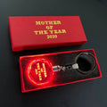 Factory Wholesale Blank K9 Octagon Crystal LED Keychains Custom Laser Engraved 3d Logo Glass Keychain