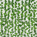 6ft 72 Leaves 210cm Artificial Green Ivy Mann for Garden Landscaping Wedding Decoration Outdoor Artificial Plants