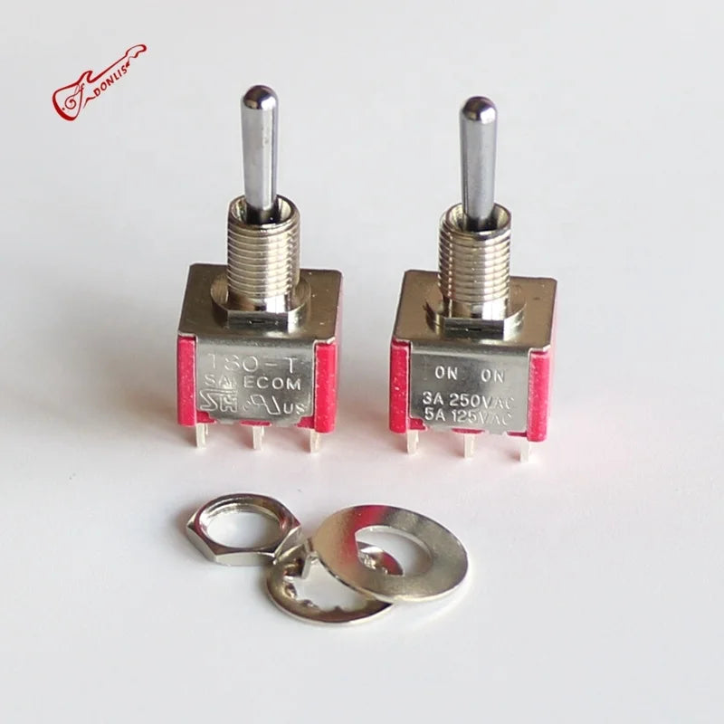 Wholesale Electric Guitar Mini Toggle Switch ON-ON 2 Way Style for Bass Musical Instruments