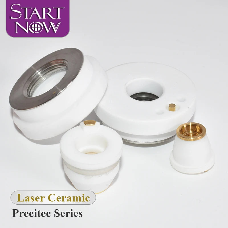 Startnow Laser Ceramic Ring for Precitec 2.0 KT XB P0595-94097/M5/6 Fiber Laser Cutting Machine Head Nozzle Holder Parts