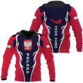 Fitspi Wholesale Custom Country Poland Hoodie Women Men Sweatshirt Women Poland Zip Hoodie 3d Poland Pride Shirt Polish