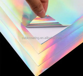 Cubiccoating Printable Holographic Waterproof Vinyl Sticker Papers Rainbow Printable Vinyl Stickers for Desktop Printer