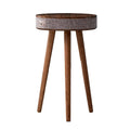 WEKIS Living Room Wooden Desktop Home Smart Speaker Hotel Room Coffee Table Bedside Table with Speaker Wireless Charger