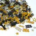 Hstyle 15G Confetti 2024 Congrats Grad Star Graduation Cap Diploma Table Decoration Confetti 2024 Grad Party Supplies HS1320