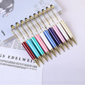 New Diy Lady Gifts Beautiful Crystal Herbarium Flowers Oil Liquid Floating Filling Chunky Fat Barrel Tube Big Stylus Empty Pen